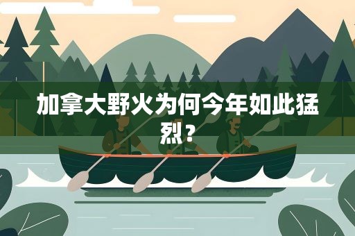 加拿大野火为何今年如此猛烈？