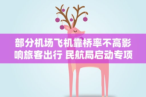 部分机场飞机靠桥率不高影响旅客出行 民航局启动专项整治工作