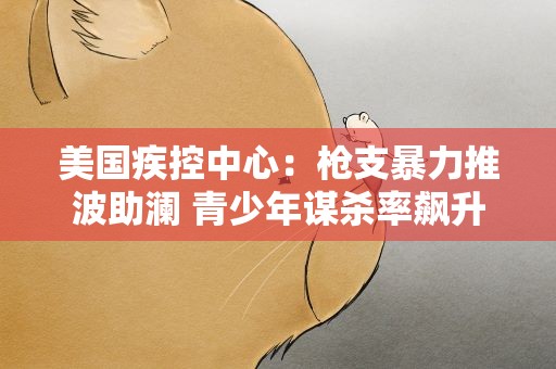 美国疾控中心：枪支暴力推波助澜 青少年谋杀率飙升