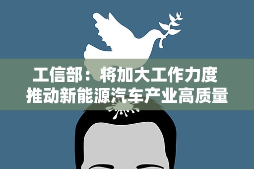工信部：将加大工作力度 推动新能源汽车产业高质量发展