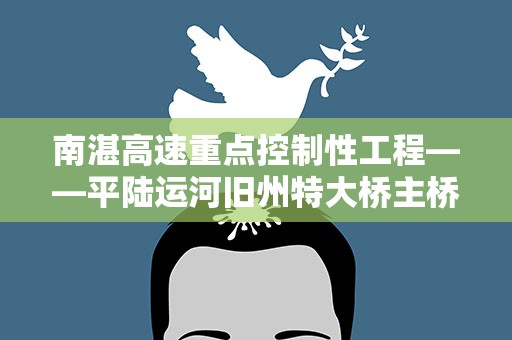 南湛高速重点控制性工程——平陆运河旧州特大桥主桥墩身施工完成