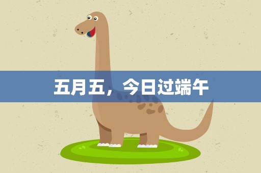 五月五，今日过端午