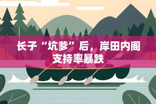 长子“坑爹”后，岸田内阁支持率暴跌