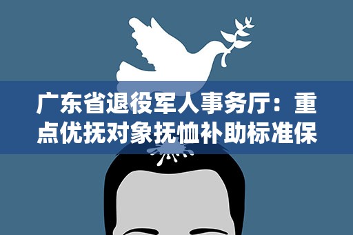广东省退役军人事务厅：重点优抚对象抚恤补助标准保持增长