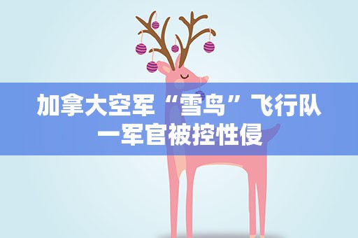 加拿大空军“雪鸟”飞行队一军官被控性侵