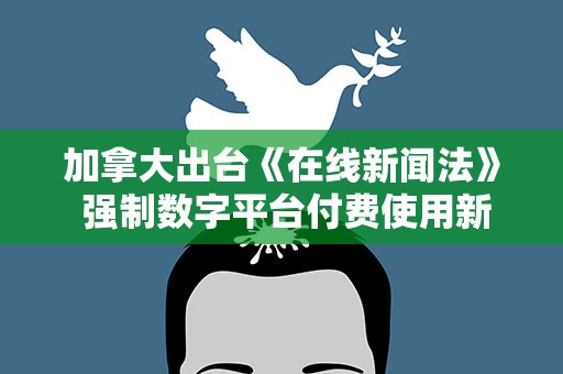 加拿大出台《在线新闻法》 强制数字平台付费使用新闻内容