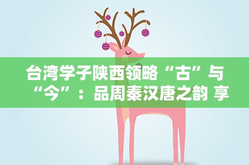 台湾学子陕西领略“古”与“今”：品周秦汉唐之韵 享移动支付之便