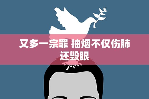 又多一宗罪 抽烟不仅伤肺还毁眼