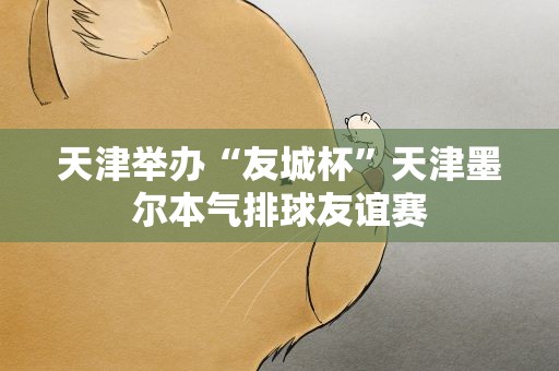 天津举办“友城杯”天津墨尔本气排球友谊赛