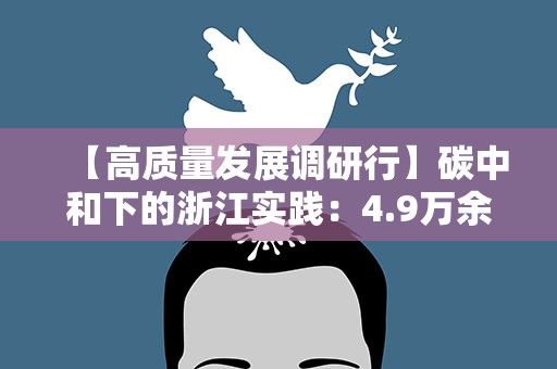 【高质量发展调研行】碳中和下的浙江实践：4.9万余家规上企业应用碳效码
