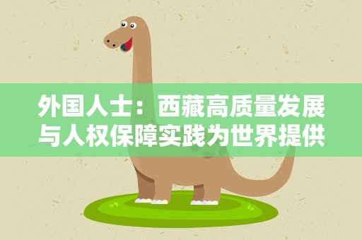 外国人士：西藏高质量发展与人权保障实践为世界提供良好示范
