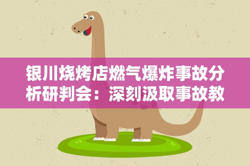 银川烧烤店燃气爆炸事故分析研判会：深刻汲取事故教训 举一反三强化整改