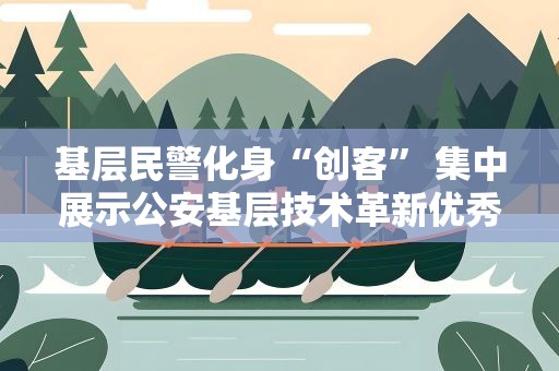 基层民警化身“创客” 集中展示公安基层技术革新优秀成果
