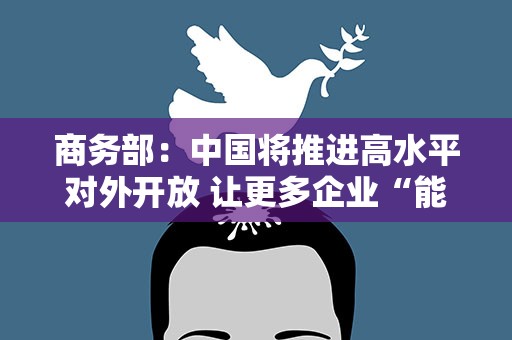 商务部：中国将推进高水平对外开放 让更多企业“能进来”“放心投”