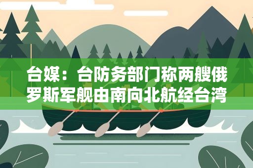 台媒：台防务部门称两艘俄罗斯军舰由南向北航经台湾东部海域