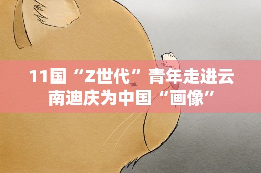 11国“Z世代”青年走进云南迪庆为中国“画像”