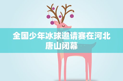 全国少年冰球邀请赛在河北唐山闭幕