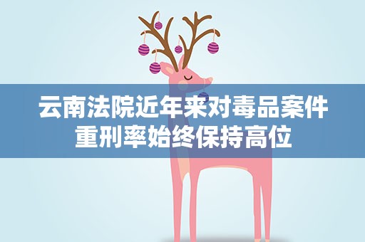 云南法院近年来对毒品案件重刑率始终保持高位