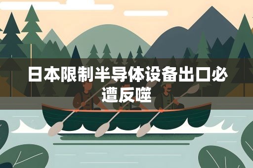 日本限制半导体设备出口必遭反噬