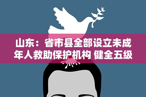 山东：省市县全部设立未成年人救助保护机构 健全五级保护网络