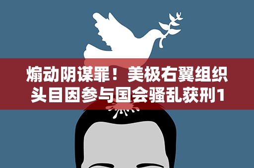 煽动阴谋罪！美极右翼组织头目因参与国会骚乱获刑18年