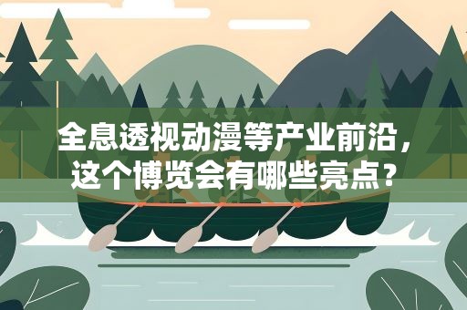 全息透视动漫等产业前沿，这个博览会有哪些亮点？