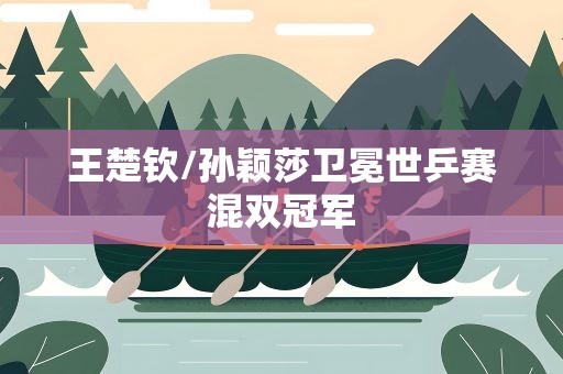 王楚钦/孙颖莎卫冕世乒赛混双冠军