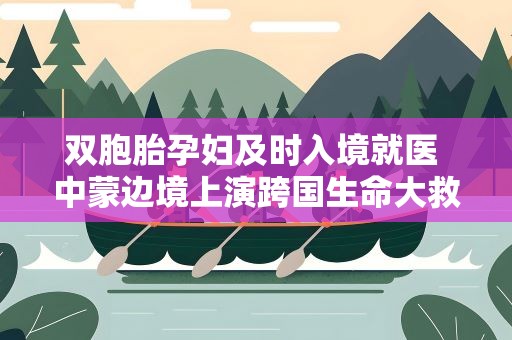 双胞胎孕妇及时入境就医 中蒙边境上演跨国生命大救援