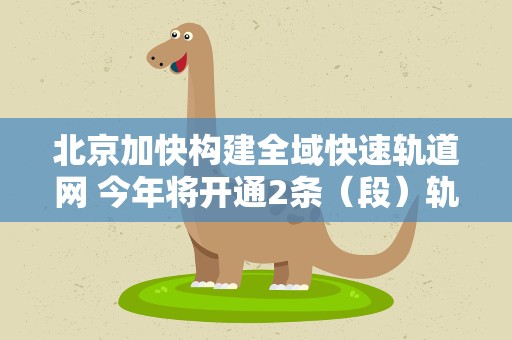 北京加快构建全域快速轨道网 今年将开通2条（段）轨道交通线路