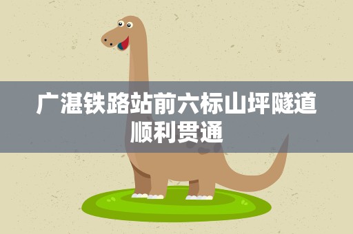 广湛铁路站前六标山坪隧道顺利贯通