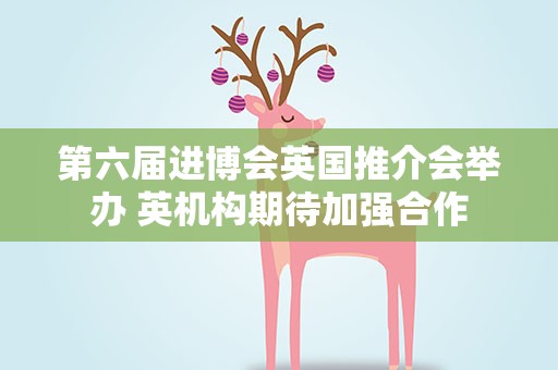 第六届进博会英国推介会举办 英机构期待加强合作