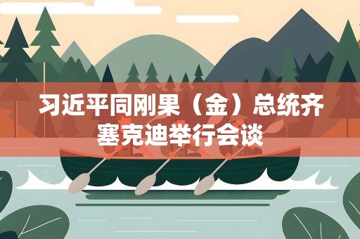习近平同刚果（金）总统齐塞克迪举行会谈