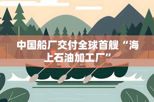 中国船厂交付全球首艘“海上石油加工厂”
