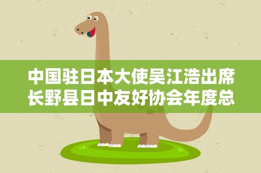 中国驻日本大使吴江浩出席长野县日中友好协会年度总会