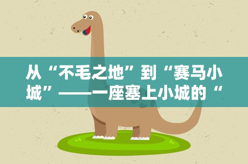 从“不毛之地”到“赛马小城”——一座塞上小城的“赛马经济”