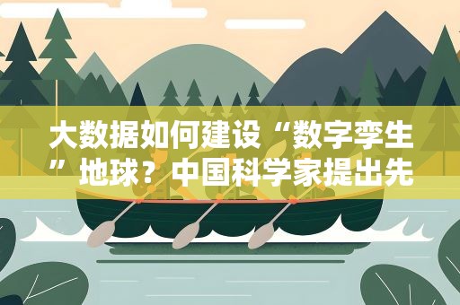 大数据如何建设“数字孪生”地球？中国科学家提出先进解决方案