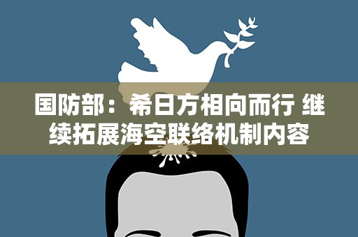 国防部：希日方相向而行 继续拓展海空联络机制内容