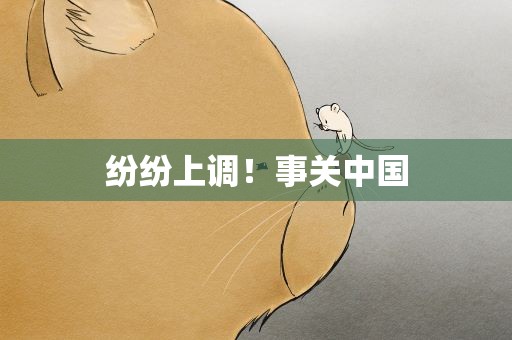 纷纷上调！事关中国