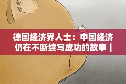 德国经济界人士：中国经济仍在不断续写成功的故事｜世界观