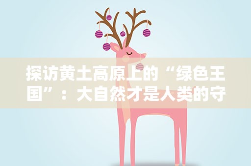 探访黄土高原上的“绿色王国”：大自然才是人类的守护者