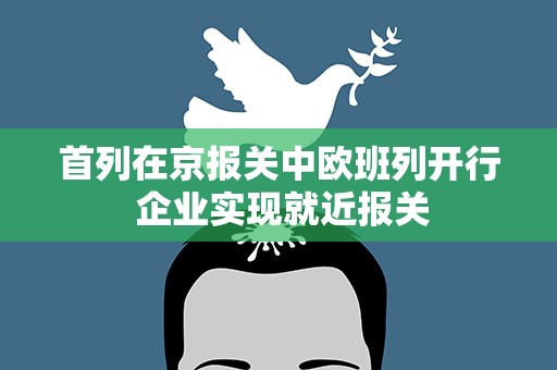 首列在京报关中欧班列开行 企业实现就近报关