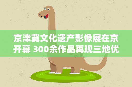 京津冀文化遗产影像展在京开幕 300余作品再现三地优秀传统文化