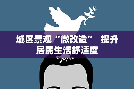 城区景观“微改造” 提升居民生活舒适度