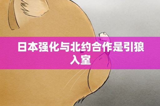 日本强化与北约合作是引狼入室