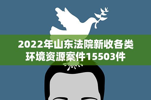 2022年山东法院新收各类环境资源案件15503件