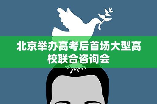 北京举办高考后首场大型高校联合咨询会