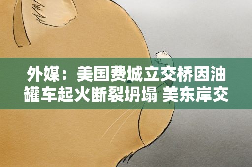 外媒：美国费城立交桥因油罐车起火断裂坍塌 美东岸交通要道受影响