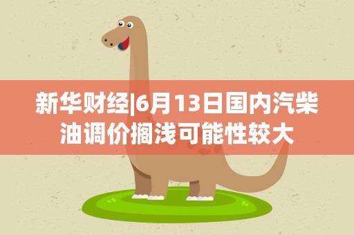 新华财经|6月13日国内汽柴油调价搁浅可能性较大