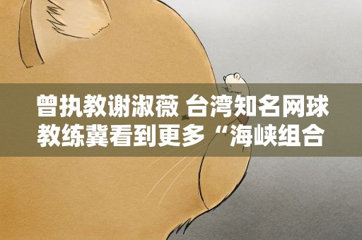 曾执教谢淑薇 台湾知名网球教练冀看到更多“海峡组合”