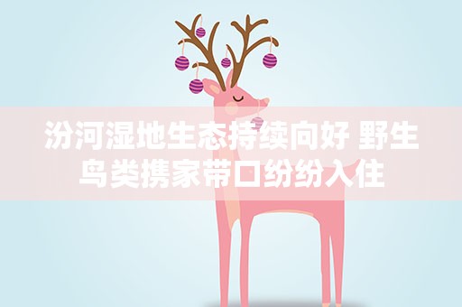 汾河湿地生态持续向好 野生鸟类携家带口纷纷入住